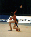 Ball routine, starting position